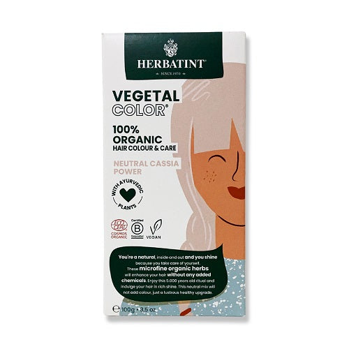 Herbatint Organic Vegetal Color Neutral Cassia Power 100g