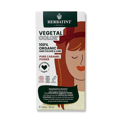 Herbatint Organic Vegetal Color Pure Caramel Power 100g