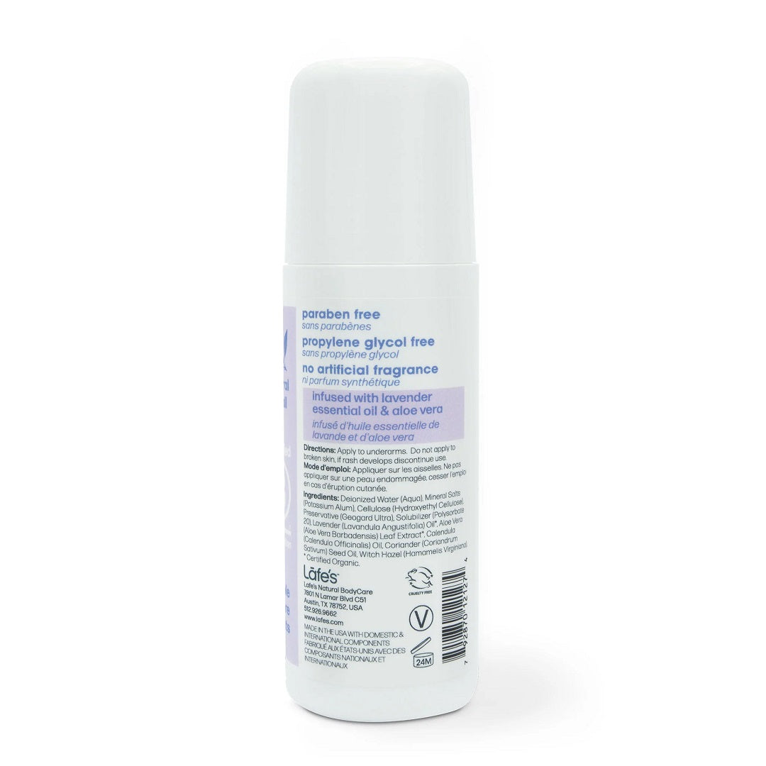 Lafe's Lavender + Aloe Roll-on Deodorant 88ml