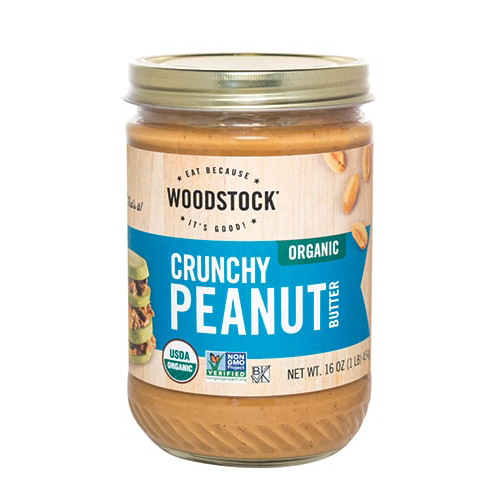 Woodstock Farms Organic Crunchy Peanut Butter 454g