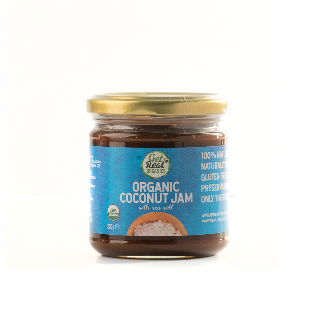 Get Real Organics Coconut Jam with Sea Salt 230g