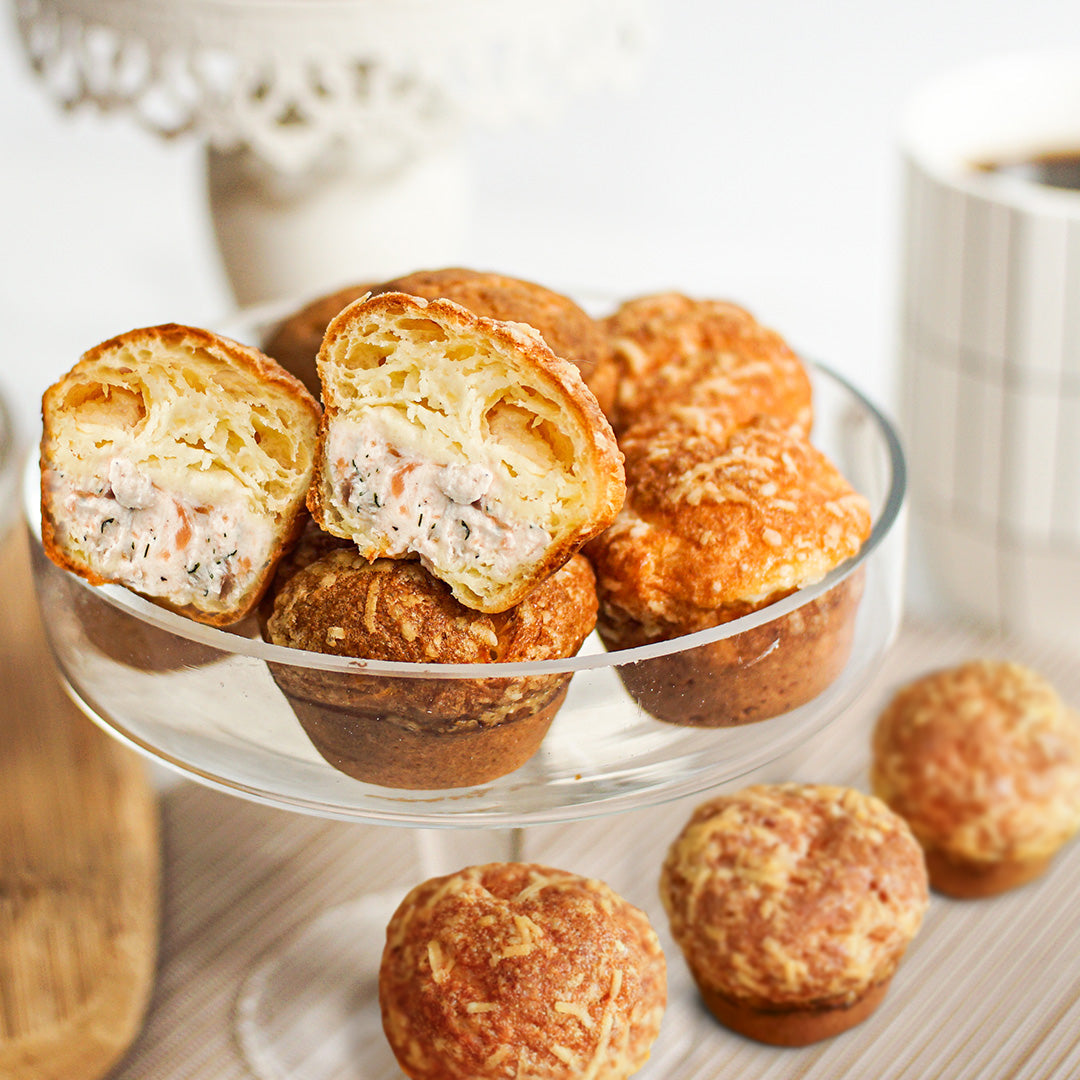 Gluten-Free Gougères Salmon 9 pieces