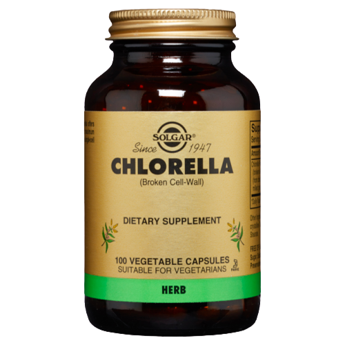 Solgar Chlorella 520mg 100 Vegetable Capsules
