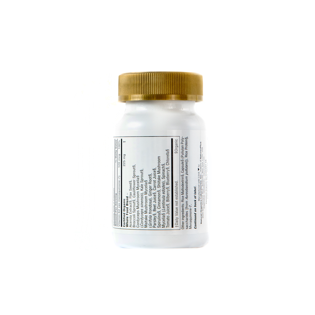 Nature's Plus Source of Life® Garden Organic Vitamin K2 60 Capsules