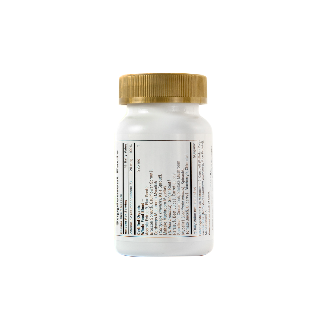Nature's Plus Source of Life® Garden Organic Vitamin K2 60 Capsules