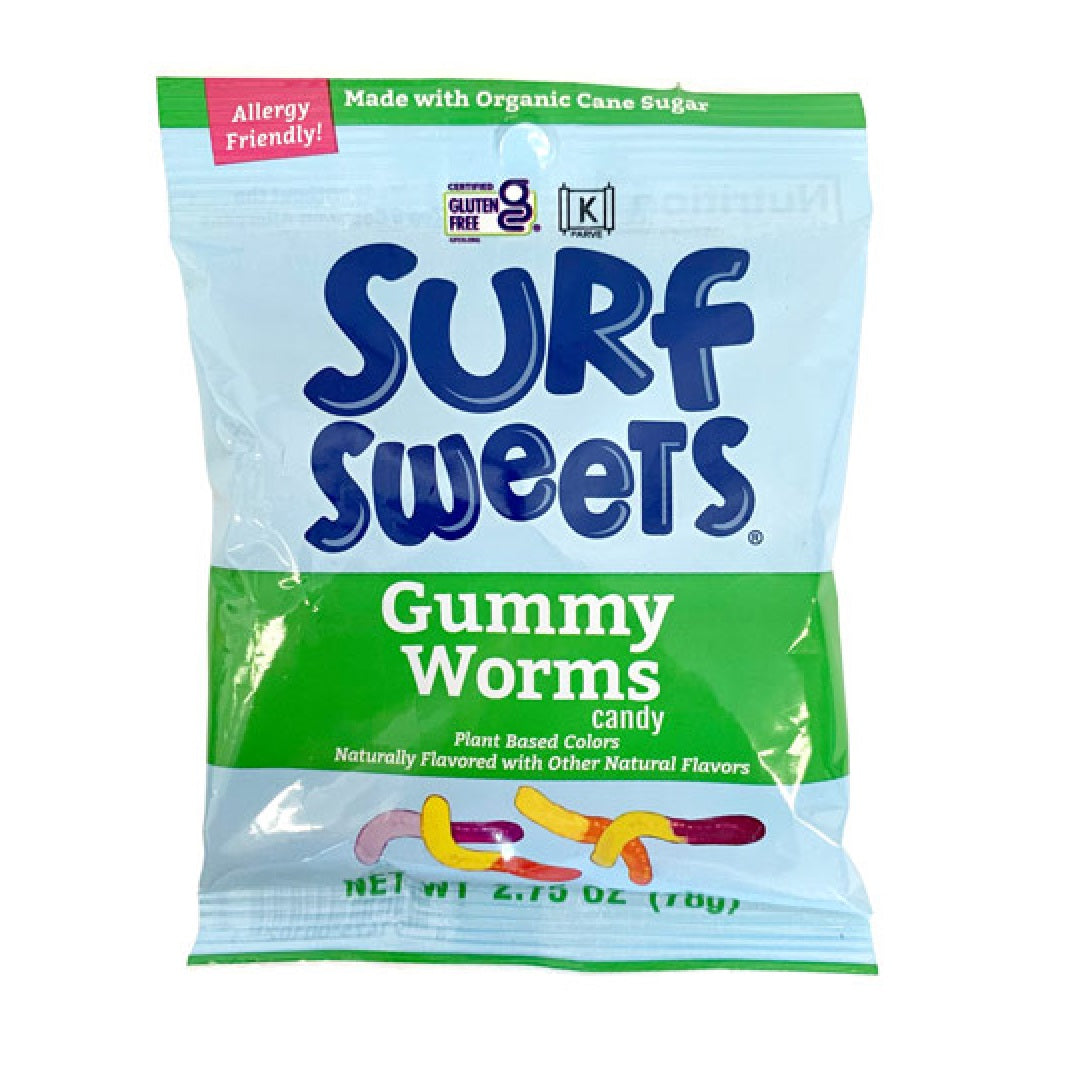 Surf Sweets Organic Gummy Worms 78g