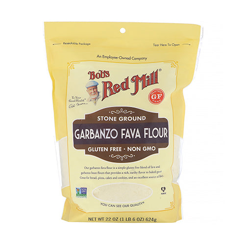Bob's Red Mill Stone Ground Garbanzo Fava Flour 624g