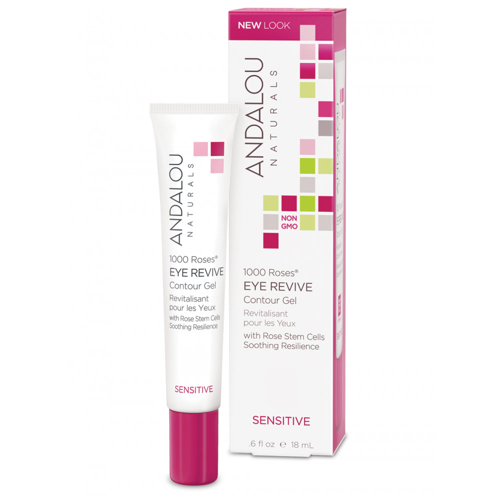Andalou Naturals 1,000 Roses Eye Revive Contour Gel 18ml