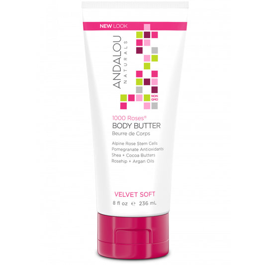 Andalou Naturals 1,000 Roses Velvet Soft Body Butter 236ml