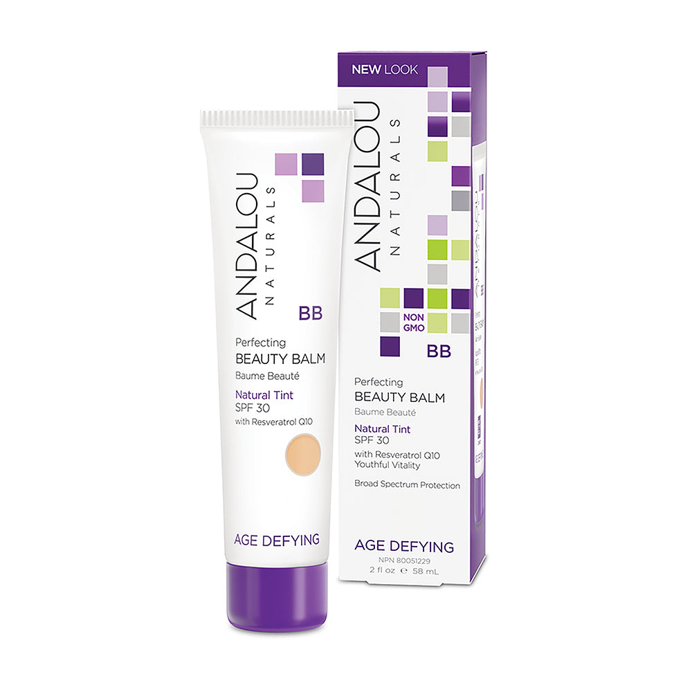 Andalou Naturals Age-Defying Perfecting BB Beauty Balm Natural Tint SPF 30 58ml