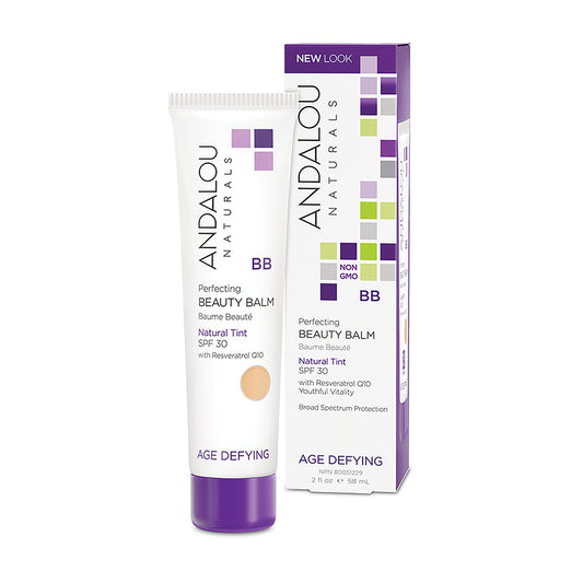 Andalou Naturals Age-Defying Perfecting BB Beauty Balm Natural Tint SPF 30 58ml