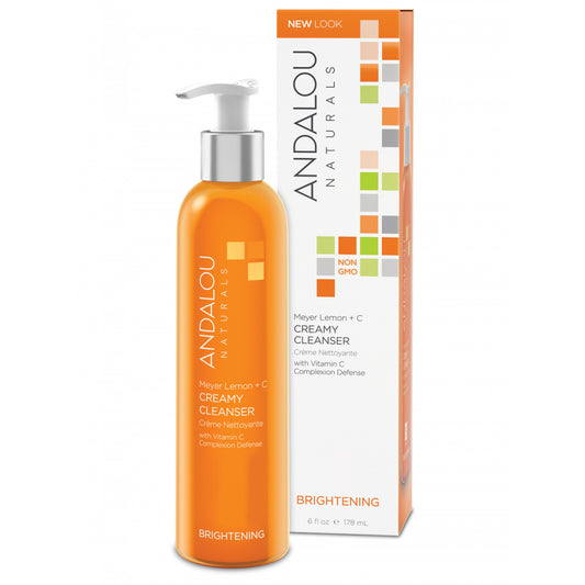 Andalou Naturals Brightening Meyer Lemon + Vitamin C Creamy Cleanser 178ml