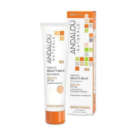 Andalou Naturals Brightening Vitamin C BB Beauty Balm Sheer Tint SPF 30 58ml