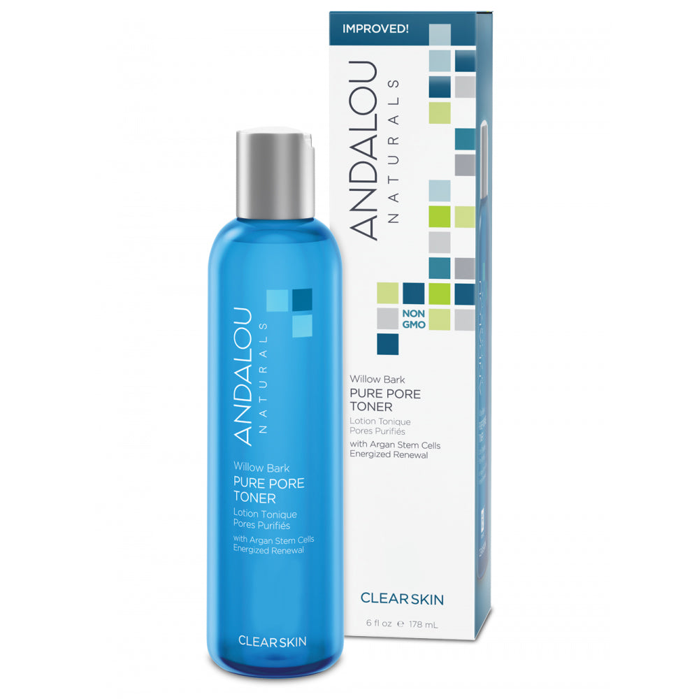 Andalou Naturals Clear Skin Willow Bark Pure Pore Toner 178ml