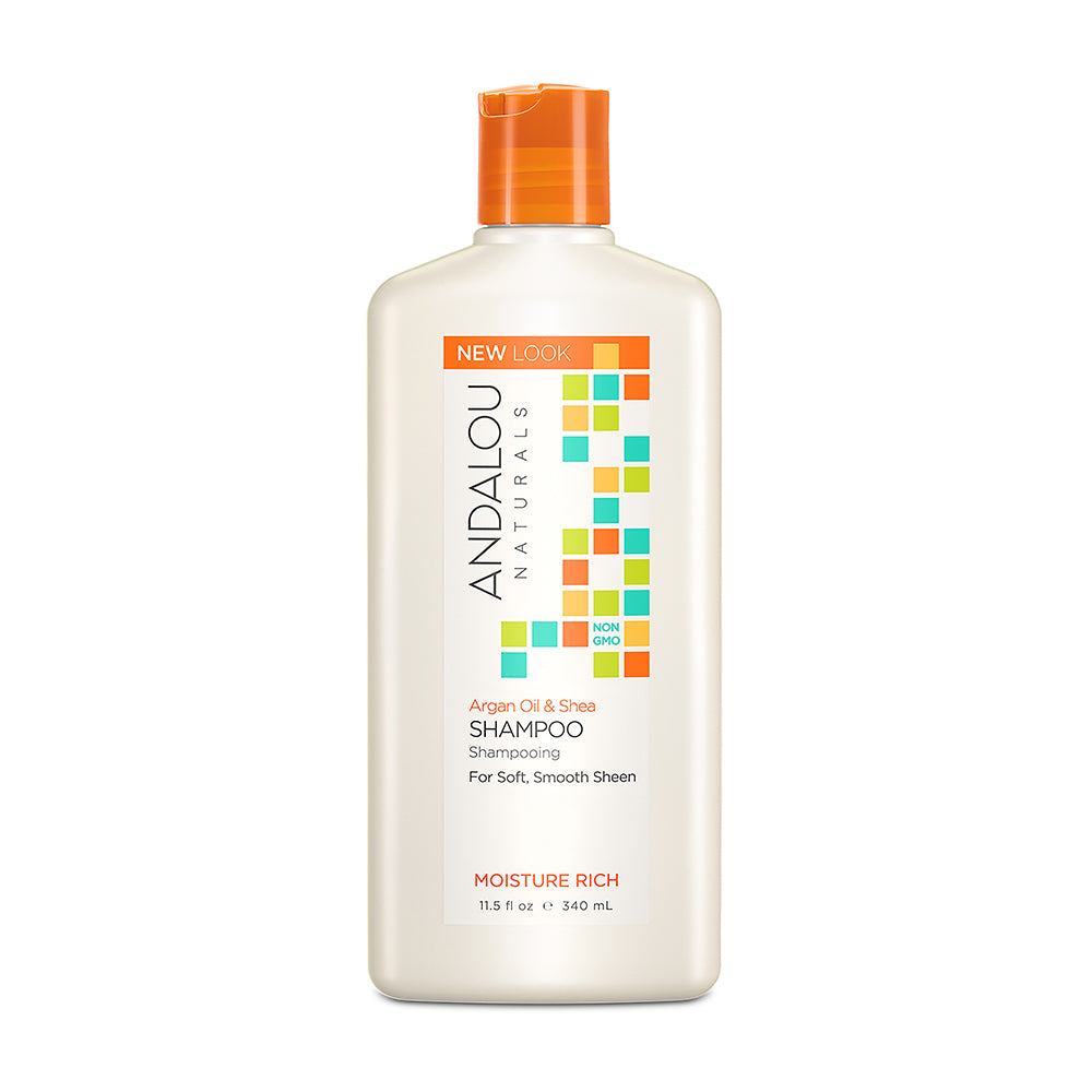 Andalou Naturals Moisture Rich Argan & Shea Shampoo 340ml