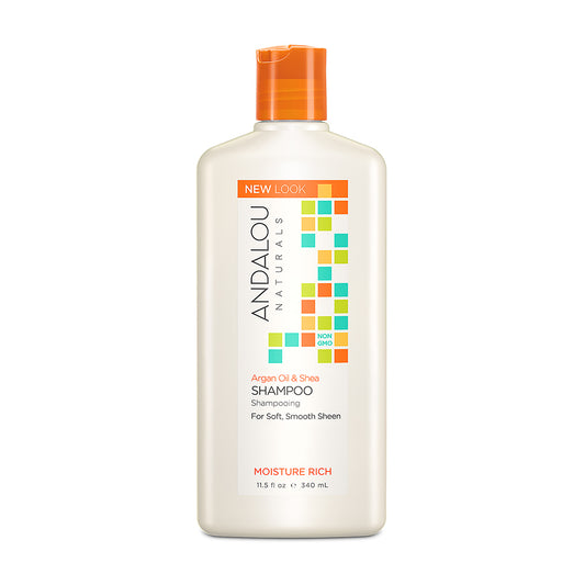Andalou Naturals Moisture Rich Argan & Shea Shampoo 340ml