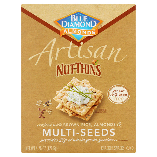 Blue Diamond Artisan Multi-Seeds Nut Thins 121g