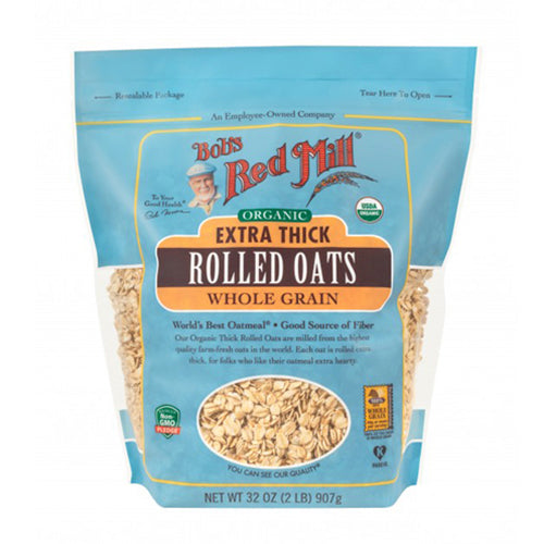 Bob's Red Mill Organic Extra Thick Rolled Oats 907g