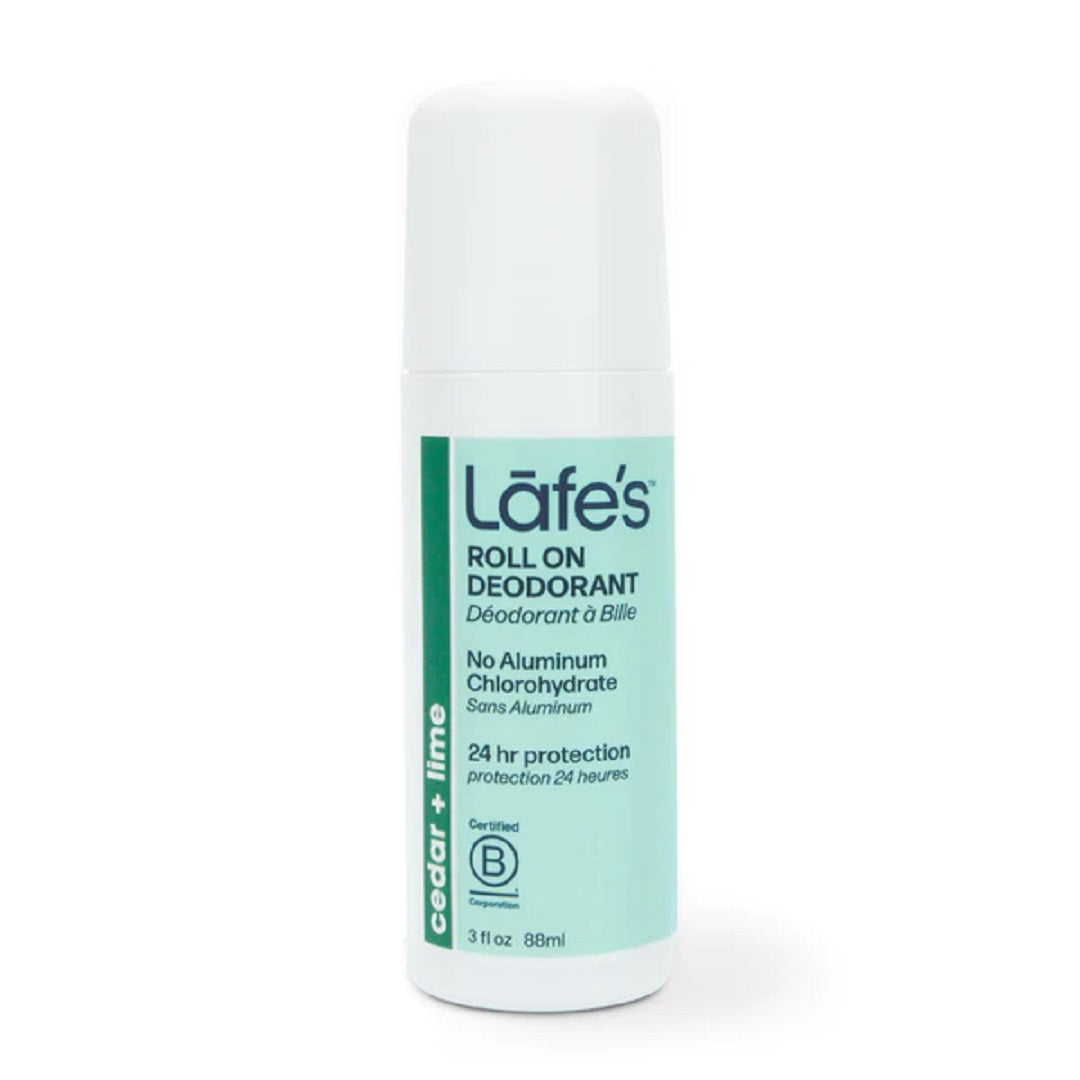 Lafe's Cedar + Lime Roll-on Deodorant 88ml