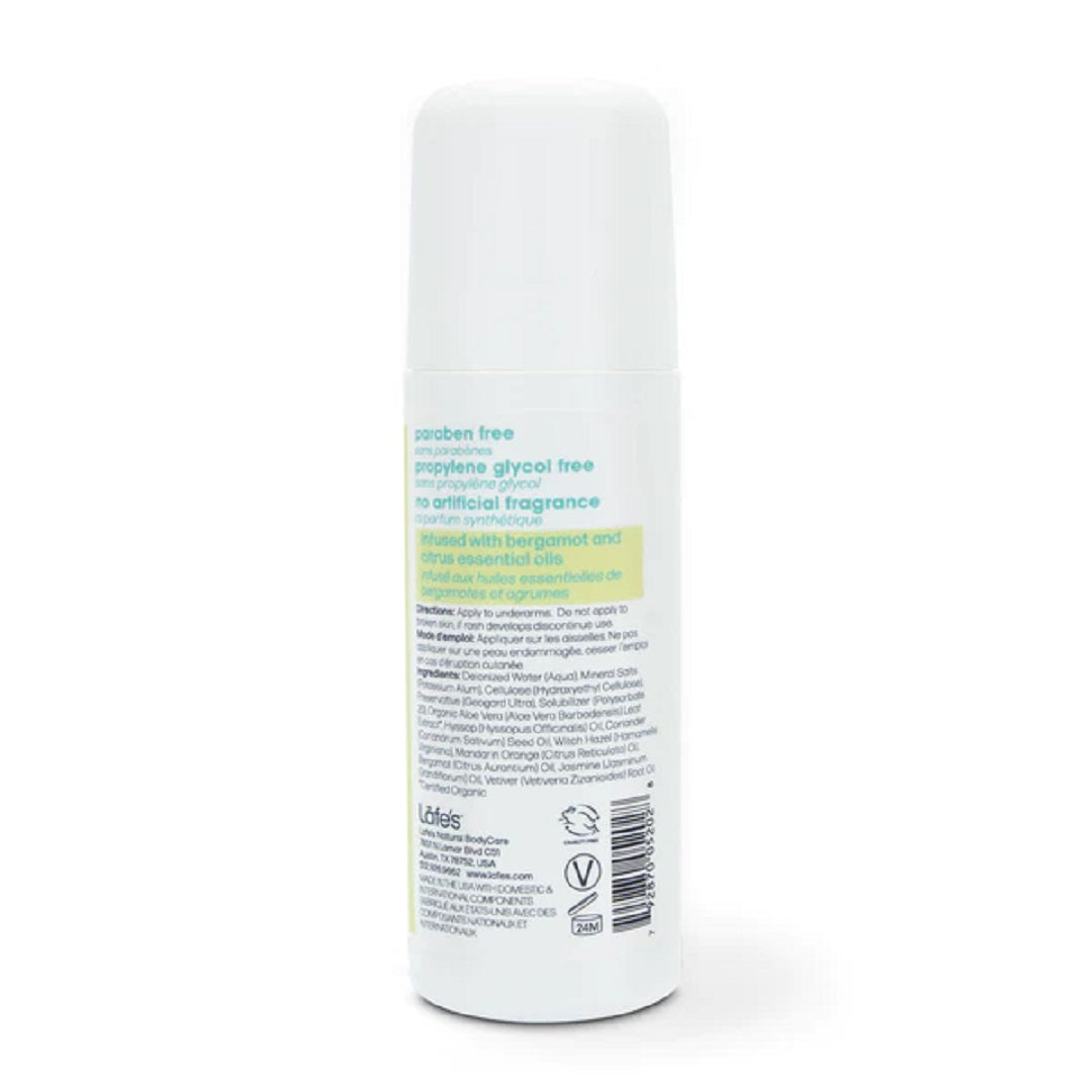 Lafe's Cedar + Lime Roll-on Deodorant 88ml