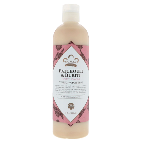 Nubian Heritage Patchouli & Buriti Toning & Uplifting Body Wash 384ml