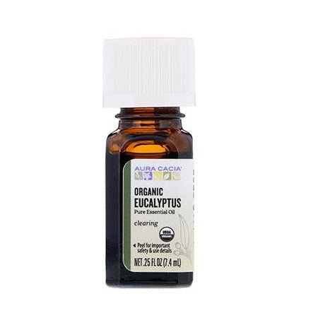 Aura Cacia Organic Eucalyptus Essential Oil 7.4ml