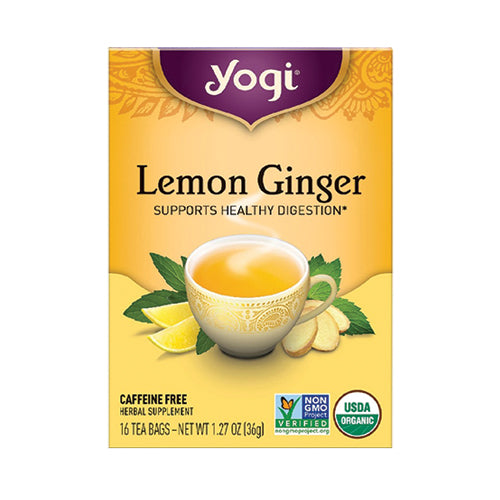 Yogi Lemon Ginger 16 tea bags – Healthy Options