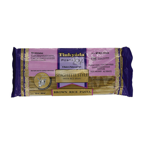Tinkyada Spaghetti Stlyle Brown Rice Pasta 454g
