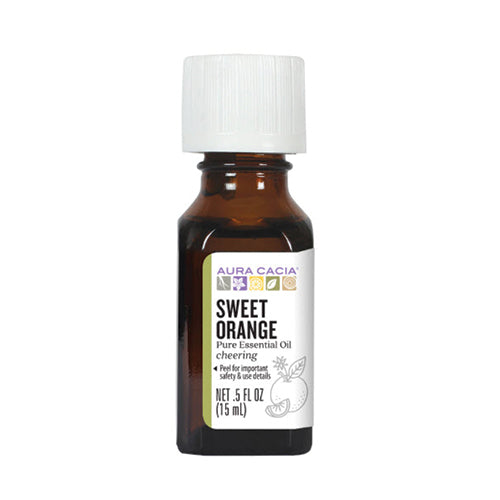 Aura Cacia Sweet Orange Pure Essential Oil 15ml