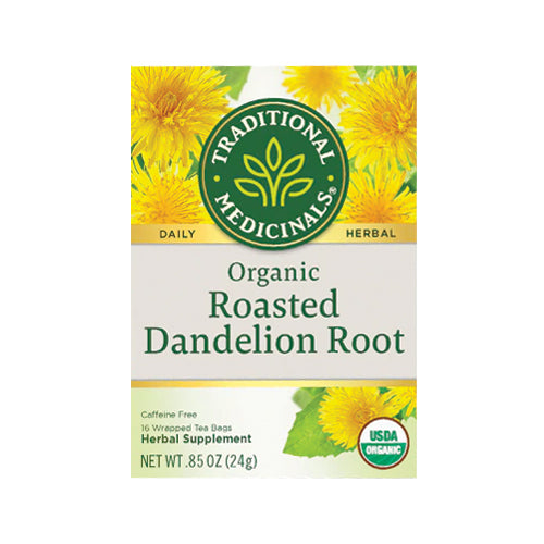 Traditional Medicinals Organic Roasted Dandelion Root 16 Tea Bags