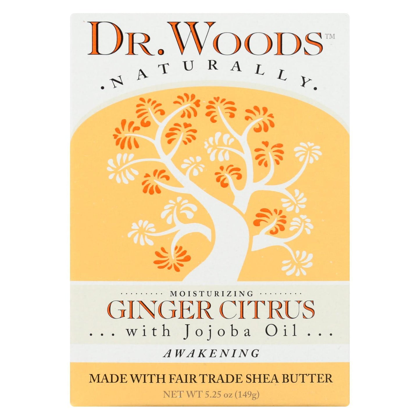 Dr. Woods Ginger Citrus Bar Soap 149g