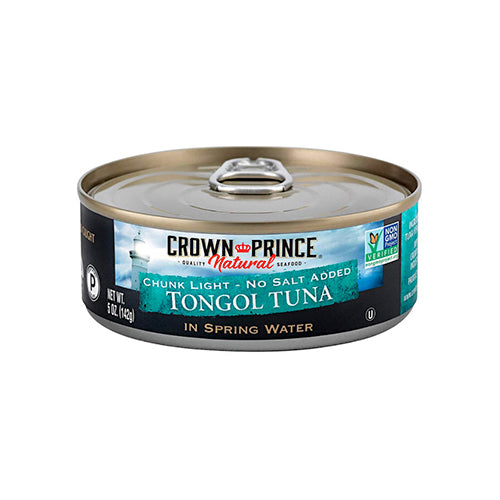 Crown Prince Chunk Light No Salt Added Tongol Tuna in Spring Water 142g
