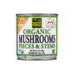 Native Forest Organic White Mushrooms Pieces & Stems 184g
