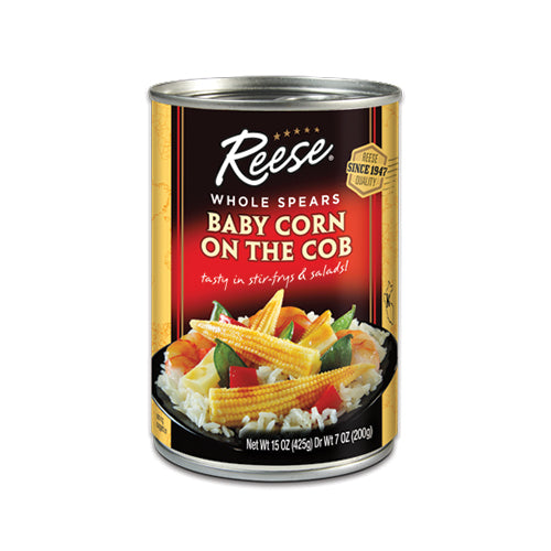 Reese Whole Spears Baby Corn on the Cob 425g