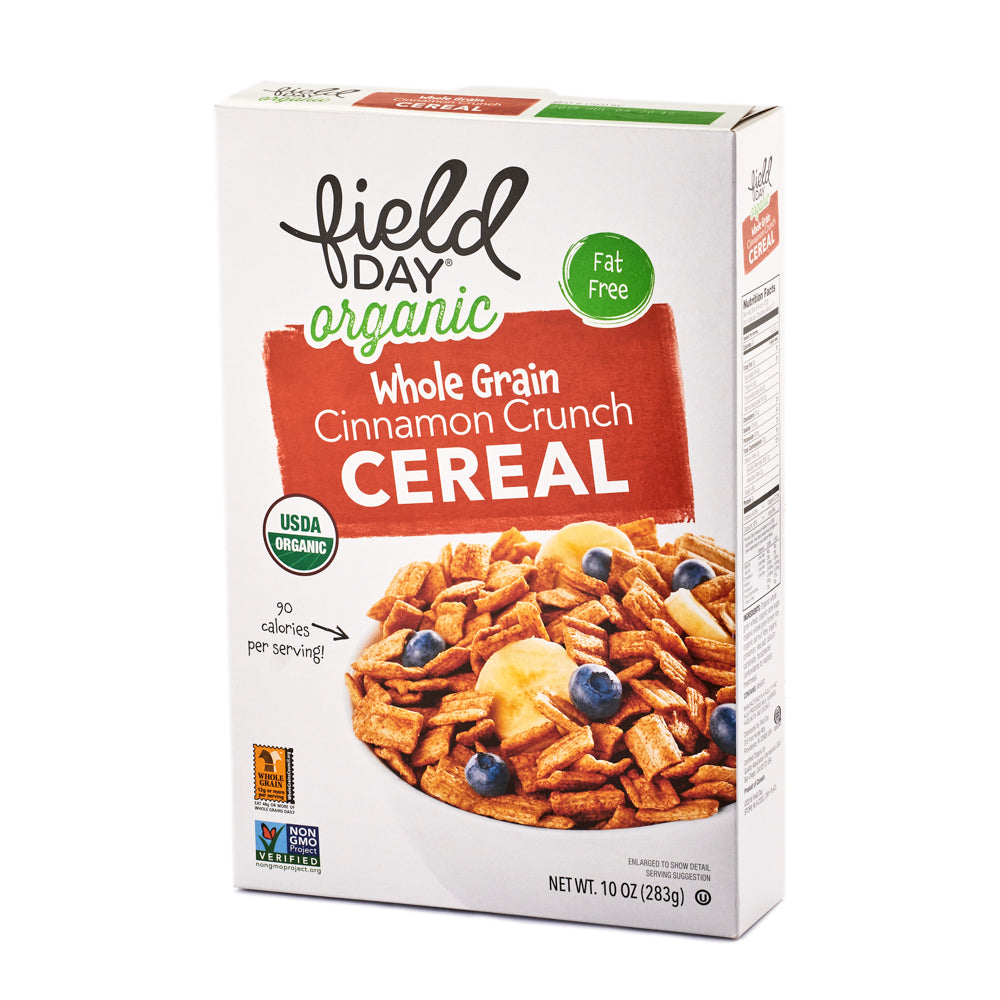 Field Day Organic Whole Grain Cinnamon Crunch Cereal 283g