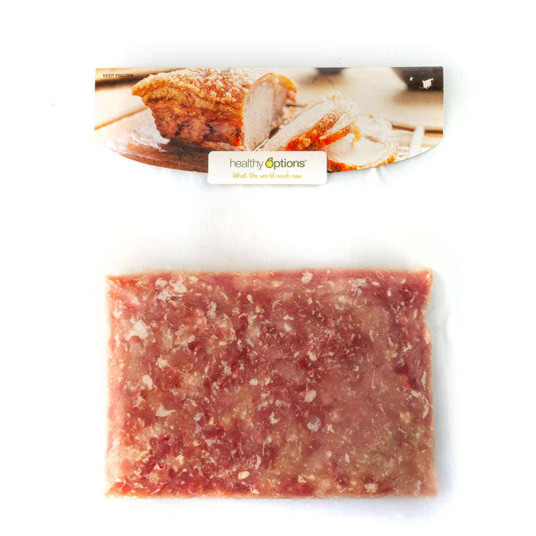 Frozen Healthy Options Pork Ground Lean 500g