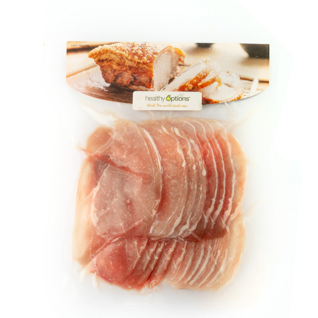 Frozen Healthy Options Pork Ham Slices Uncooked (3mm) 500g