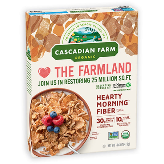 Cascadian Farm Organic Hearty Morning Fiber Cereal 413g