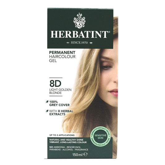 Herbatint 8D Light Golden Blonde Hair Color 150ml