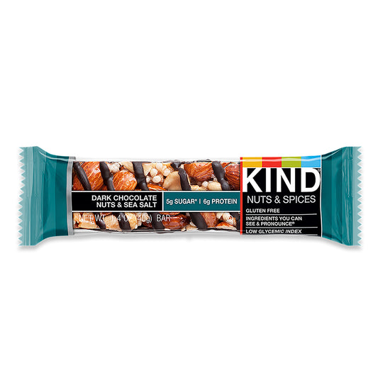 Kind Dark Chocolate Nuts & Sea Salt Bar 40g