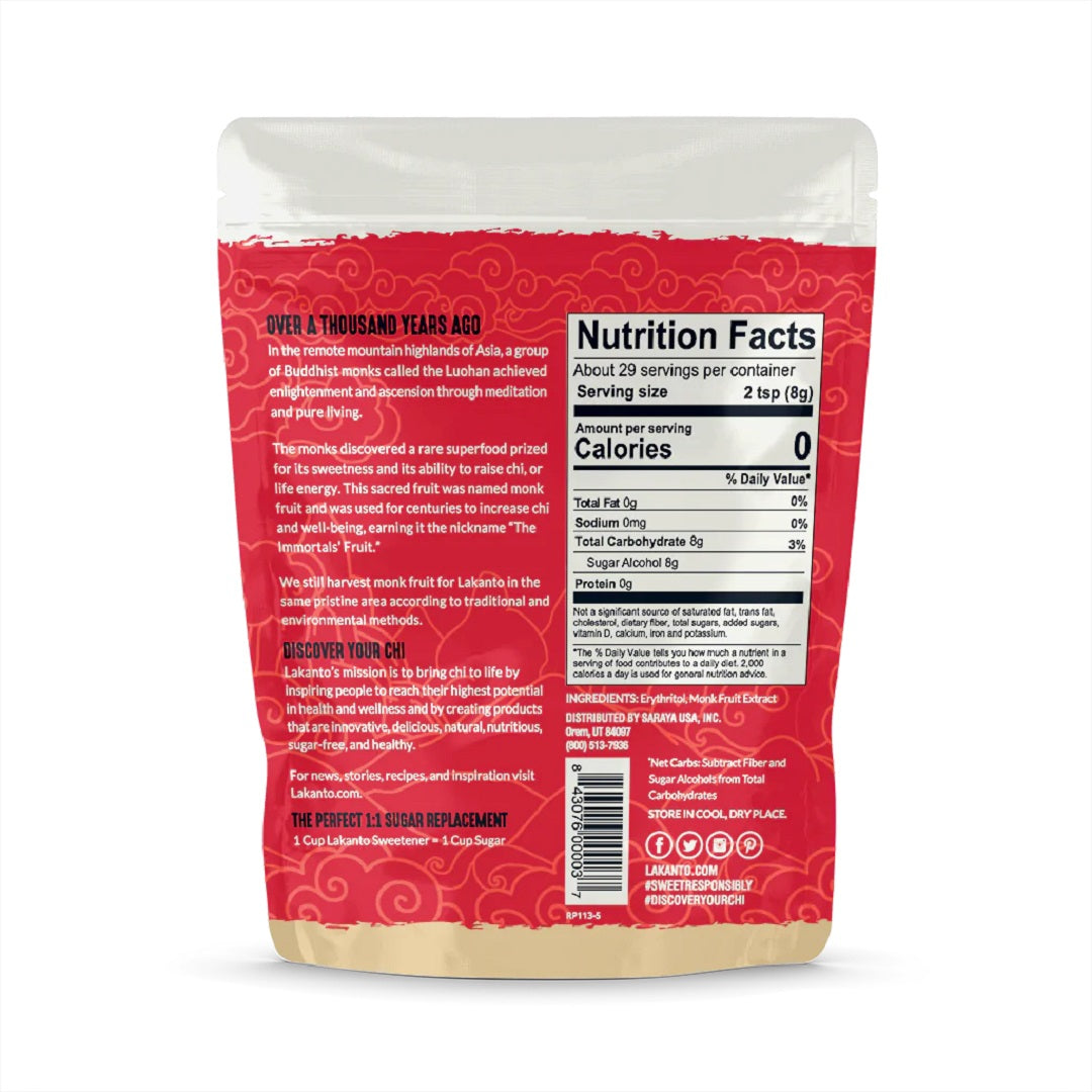 Lakanto Monkfruit Sweetener Golden 235g