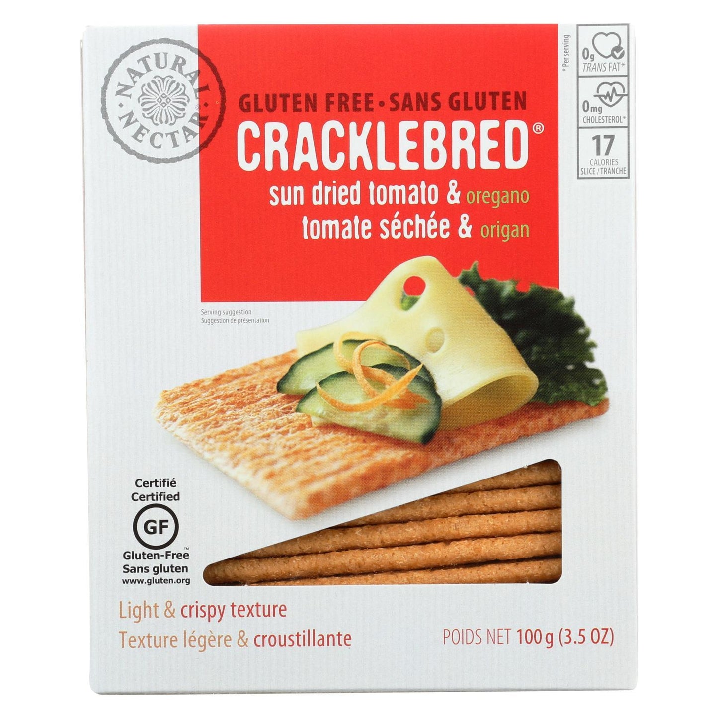 Natural Nectar Sun Dried Tomato Cracklebred 100g