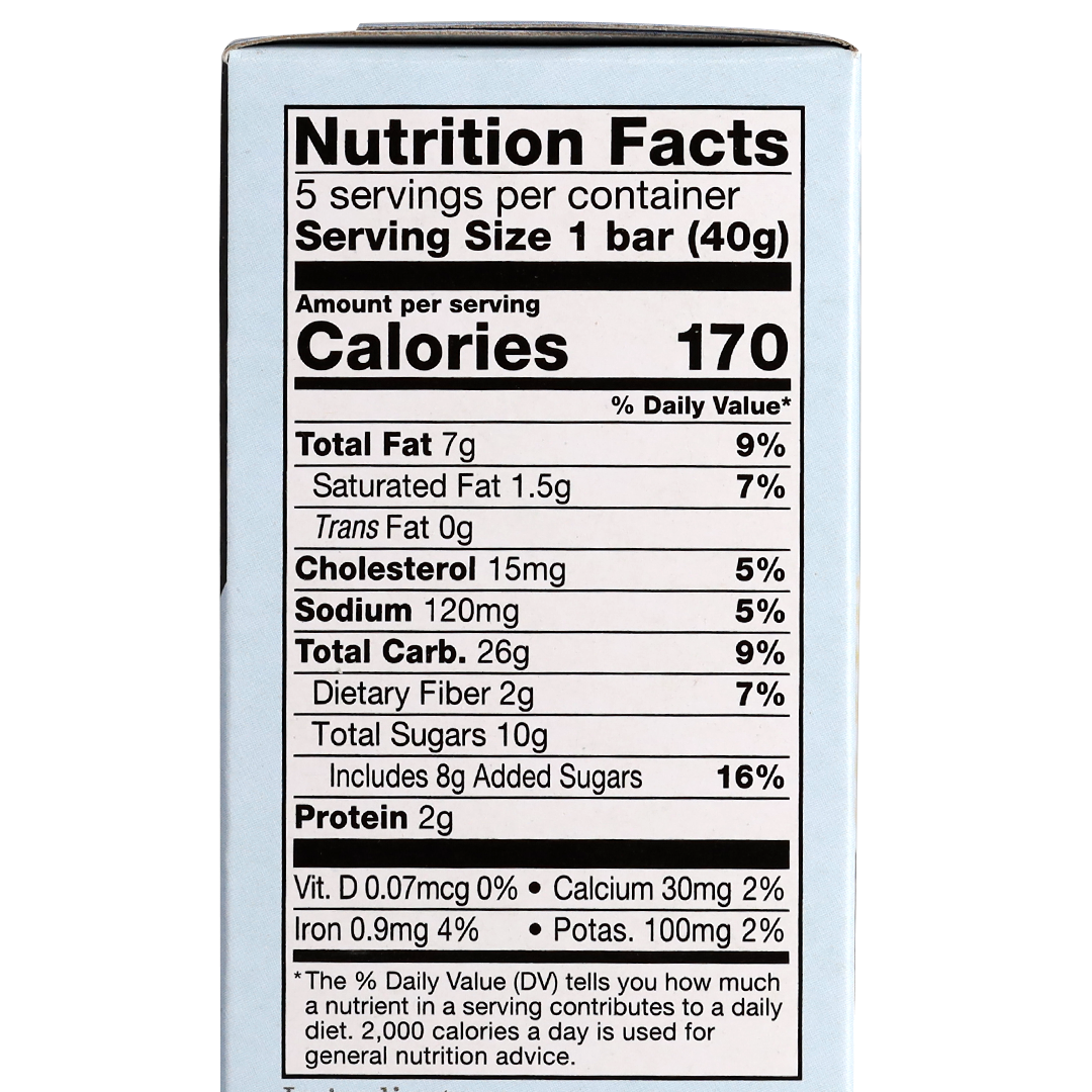 Pamela's Whenever Bars Oat Blueberry Lemon 200g