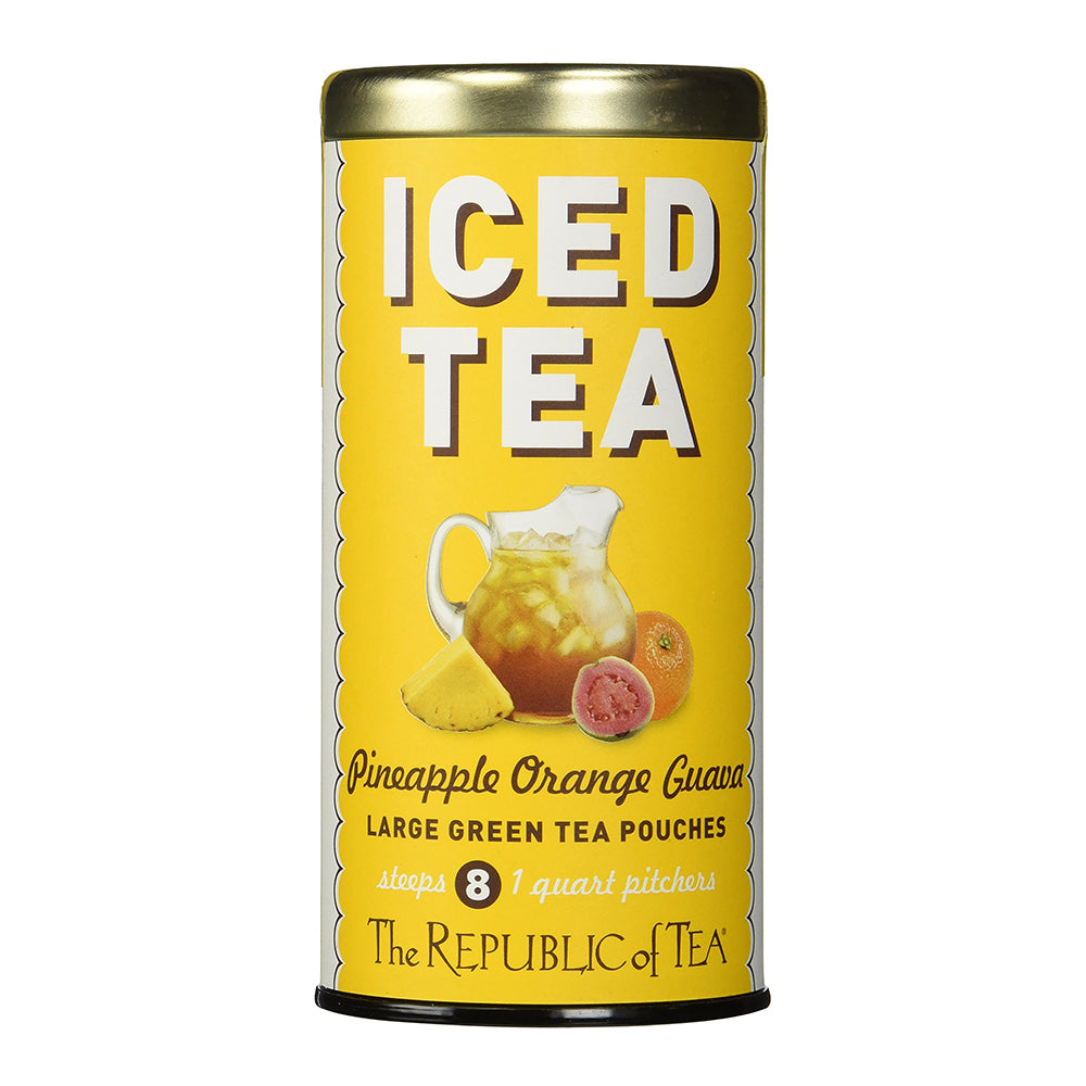 Republic Of Tea Pineapple Orange Guava Iced Tea 8 Tea Bags