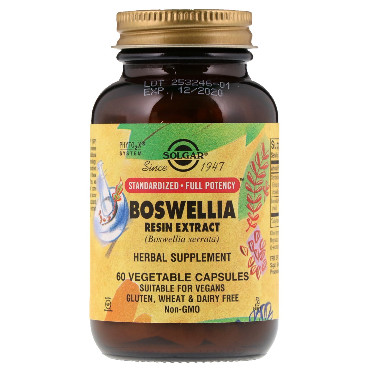 Solgar Boswellia Resin Extract 60 Capsules