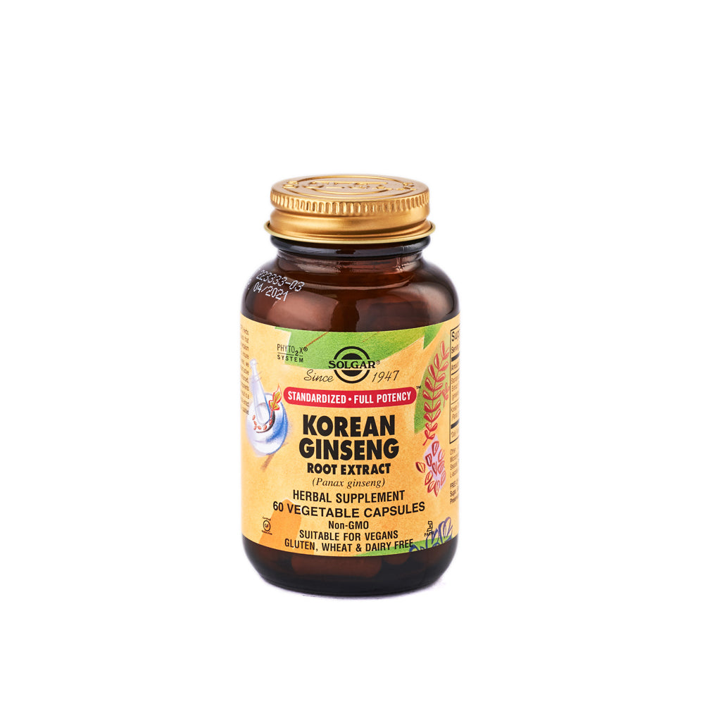 Solgar Korean Ginseng Root Extract 60 Capsules