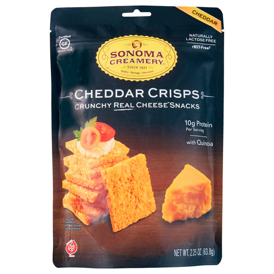Sonoma Creamery Cheddar Crisps 64g
