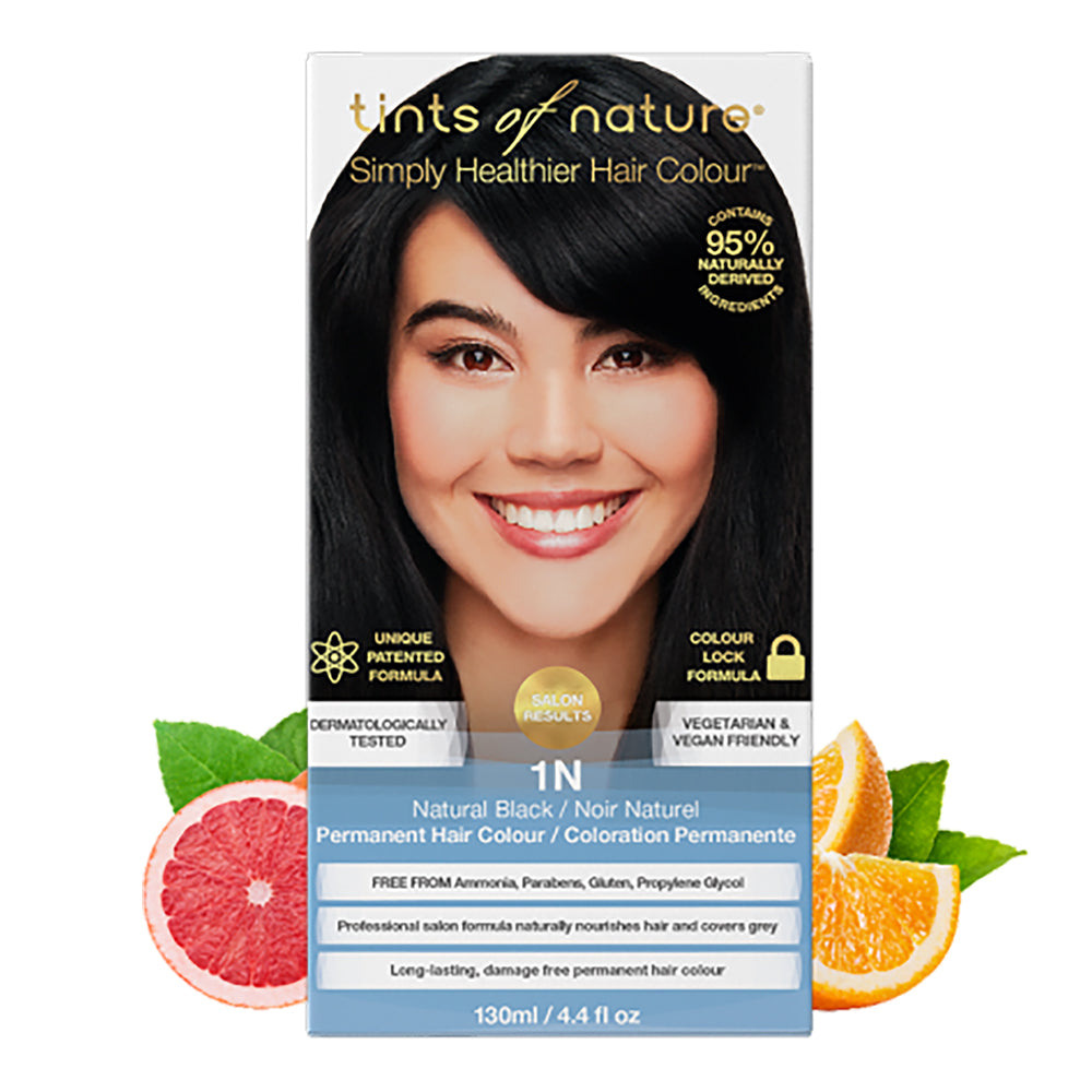 Tints of Nature 1N Natural Black Hair Color 130ml