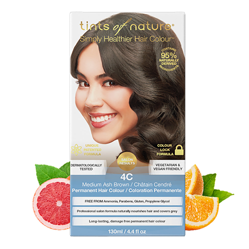 Tints of Nature 4C Medium Ash Brown Hair Color 130ml