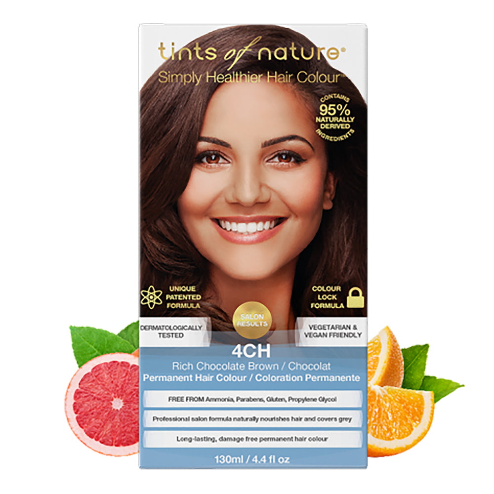 Tints of Nature 4CH Rich Chocolate Brown Hair Color 130ml